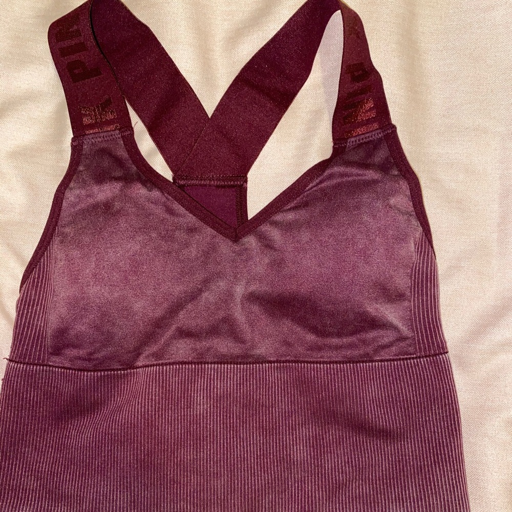 PINK seamless sports bra